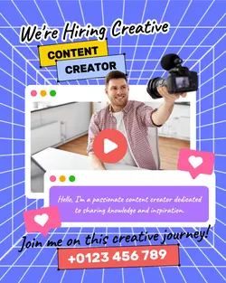 Work Activities Hiring Content Creator