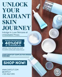 Beauty And Personal Care Promotion Product Sale For Social Media Post