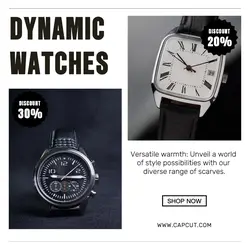 Fashion Dynamic Watches Promotion Instagram Post