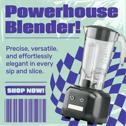 E-Commerce Product Display Blender Duotone
