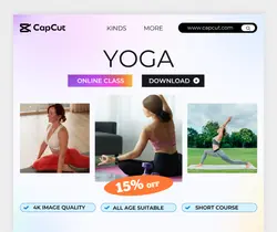Entertainment Motion Yoga Online course Minimalist