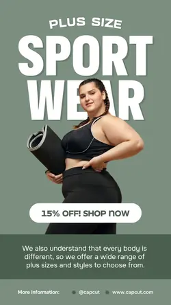 Green Minimalist Plus Size Sportwear Tiktok