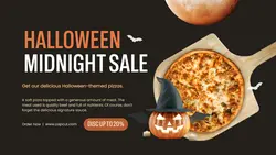 Halloween Midnight Sale Twitter Post