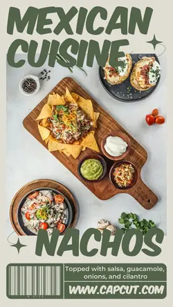 Food Mexican Cuisine Nachos Instagram Story