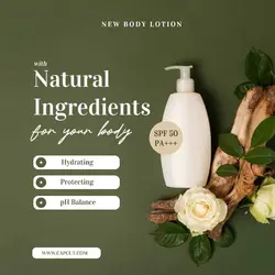 Body Lotion Product Promotion Instagram Post