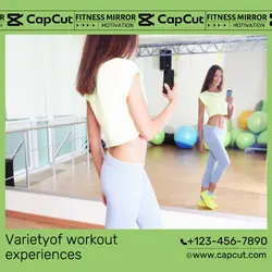 Workout & Fitness Mirror Promotion Minimalist