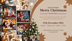Merry Christmas Party Facebook Cover