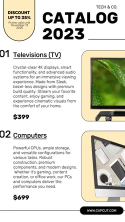 Electronic Product Catalog Tiktok Post