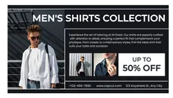 Fashion Men's Shirts Collection Promotion