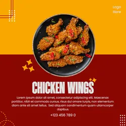 Chicken Wings Instagram Post