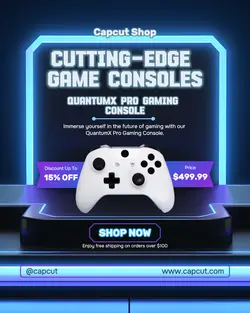 Electronic Game Console Promotion Instagram Portrait
