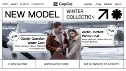 New Model Winter Collection Product Display