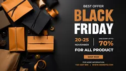 Black Friday Promotion for Social Media Cover