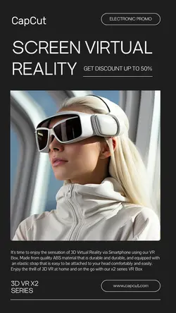 Electronic Product Promotion Modern Tiktok Post