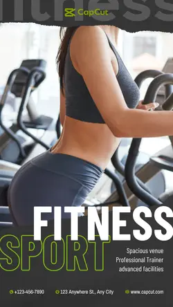 Fitness venue instagram story