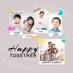 photo collage family instagram post