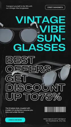 Streetwear Accessories Product Best Offer Instagram Story