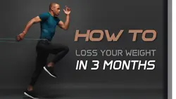 How To Loss Your Weight in 3 Months Vlog Youtube Thumbnail