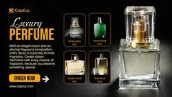 Luxury Perfume Product Display Twitter Post