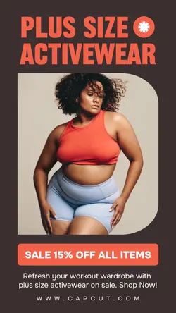 Dark Brown Modern Plus Size Activewear TikTok