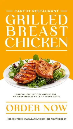 Food Chicken Gill Sale Instagram Story