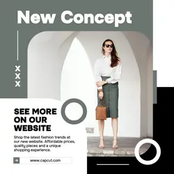 New Concept Template for Instagram Post