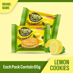 E-commerce Food & Beverage Lemon Cookie Hero Image