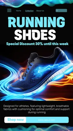 Running Shoes Promotion Instagram Story