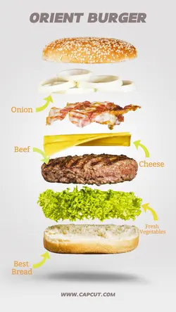 Orient Burger Product Display Instagram Story