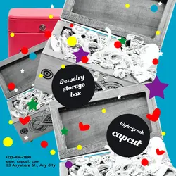 Jewelry Jewelry storage box Gift Retro