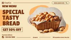 New Menu Special Tasty Bread Twitter Post