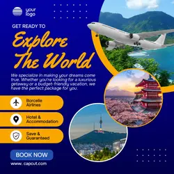 Explore the World Template for Instagram Feed