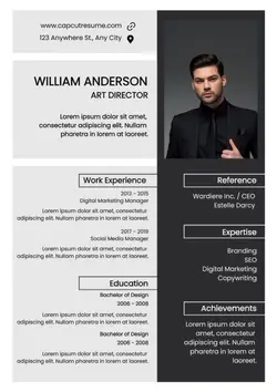 Professional Business Art Director Resume
