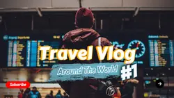 Travel Vlog Youtube Thumbnail