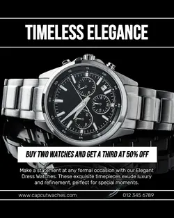 Fashion Watches Promotion Instagram Portrait