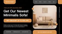 Sofa Promotion Facebook Ad