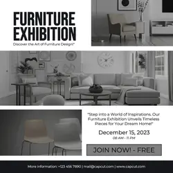 Furniture Exhibition Promotion Instagram Post
