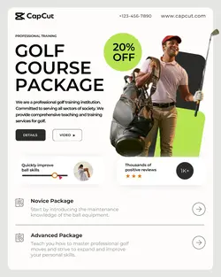 Education Golf Discount Minimalist 