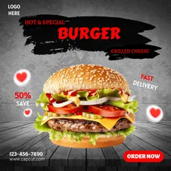 Food - Burger - Instagram ad