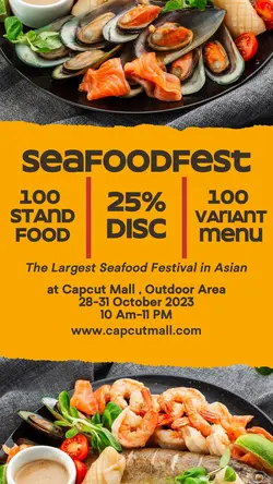 Food Seafood Festival Instagram Post