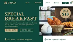 Food Bakery Promotion Page