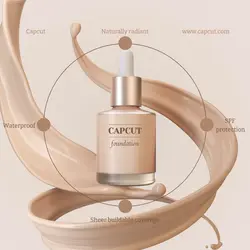Beauty Foundation Product Display Instagram Post