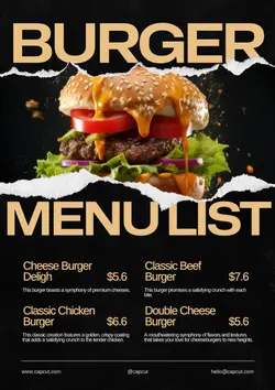 Restaurant Menu