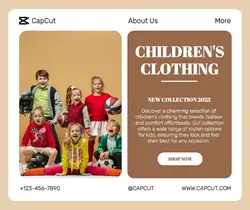 Fashion Children Clothing Facebook Post