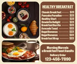 Food Healthy Breakfast Menu Facebook