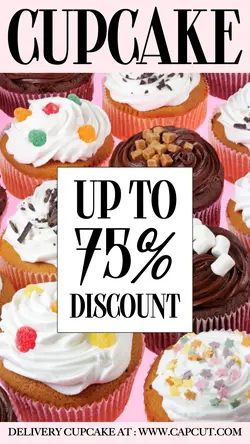 Food Cupcake Promotion Instagram Story Pink White Minimalist