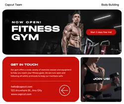Fitness Gym Promotion Facebook Post