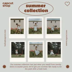 Fashion Summer Collection Product Instagram Post