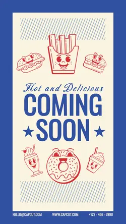 Retro Food Style - IG Story Template