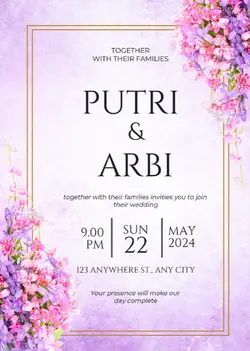 Non Marketing - Wedding Invitation